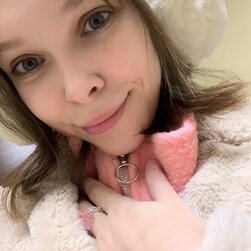 Little Kitty Seduces in Lacy Panties and Stockings