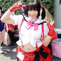 Chubby Japanese Cosplay Girl Shows Off Her Playful Side