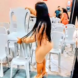 Pastor’s Wife Cleaning the Church... and Maybe More