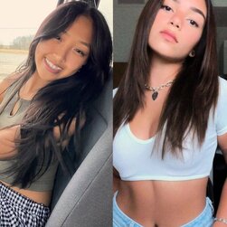 Left or Right: Big Tits Riding Hard for Cum