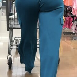 Candid Milf Backdoor Fucked in Tight Blue Pants