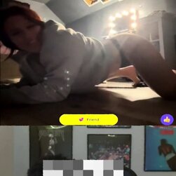 Sexy Sweetheart Shows Off Her Juicy Twerking Skills On OmegleSluts Like A True Tease