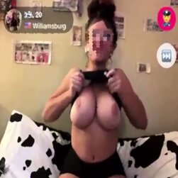 21-Year-Old Webslut Flashes Her Perky Tits For Strangers On OmegleSluts