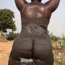 Thick Booty African Actor Struts His Stuff In A Tight Thong