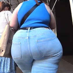 Hintern in Jeans