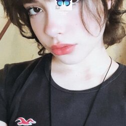 Goth Novinha Taking A Cumshot Like A Queen