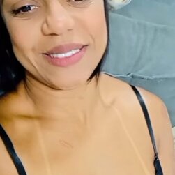 My Busty Babe Cousin's Tits Trying to Escape Her Top