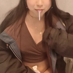 Asian Beauty Turns into a Sperm-Drenched Angel