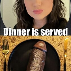 Dinner Time with a MILF Who Loves BBC and Monster Cock