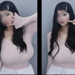 Korean Babe With Huge Tits Dripping Like a Human Milk Cow