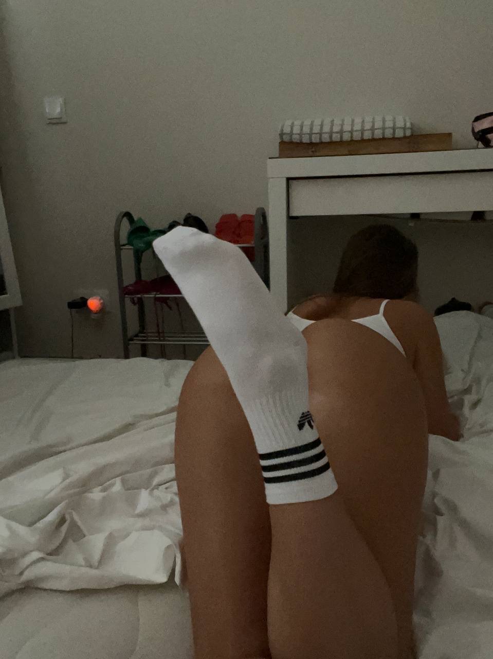 Flirty Ginger Teases with Her Big Bum in Tight Panties Flirty Ginger Teases with Her Big Bum in Tight Panties