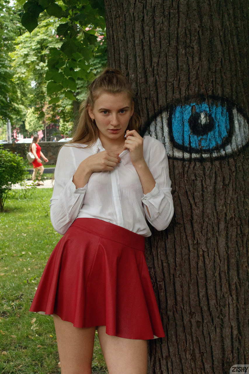 Ukrainian Regan Budimir’s Outdoor Panties Tease Sparks Brunette Heat Ukrainian Regan Budimir’s Outdoor Panties Tease Sparks Brunette Heat