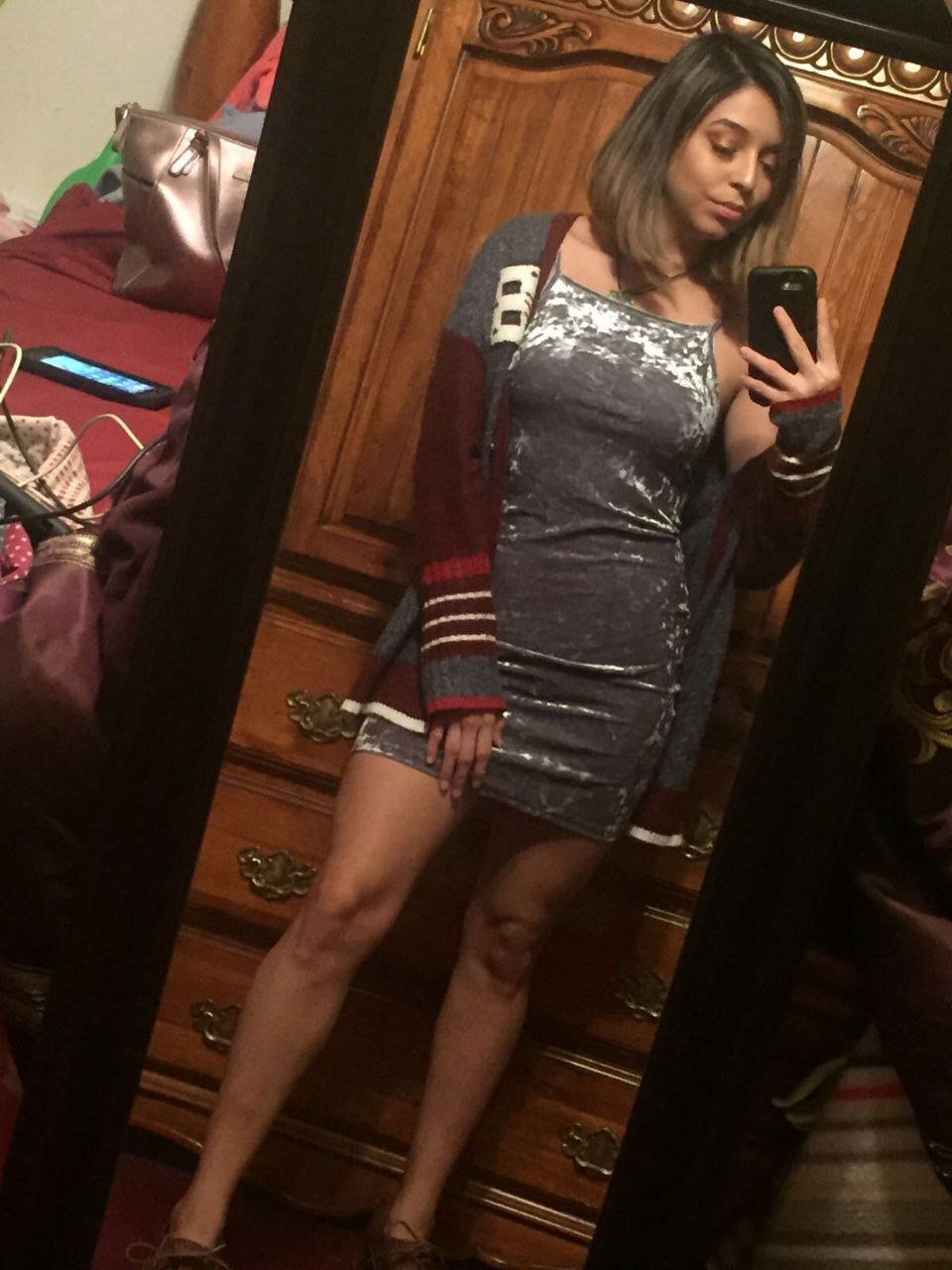 Petite Latina Alison plays with her wet pussy in a hot solo session 5