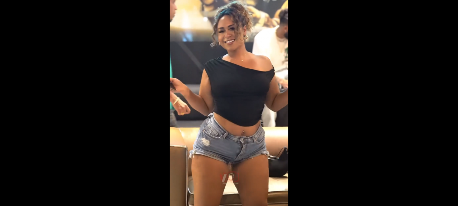 Thick Latina’s Plush Big Ass in Shorts Begs for ID 3