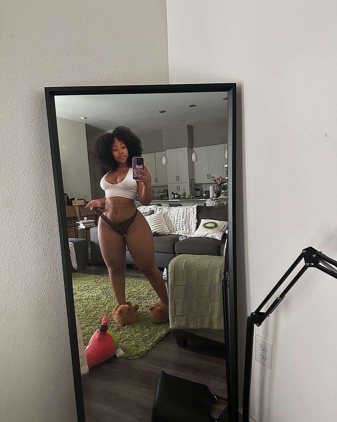 厚い曲線焦らしがセルフィークリップで自分を快楽 30