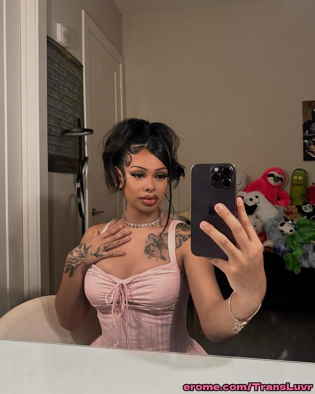 Flirty Latina Trans Girl Enjoys a Wild Threesome with Femboy 1