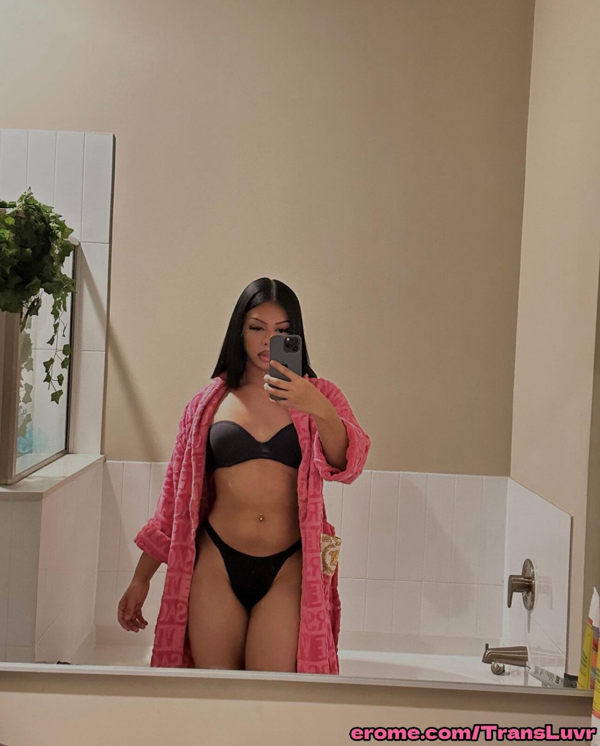 Flirty Latina Trans Girl Enjoys a Wild Threesome with Femboy 8