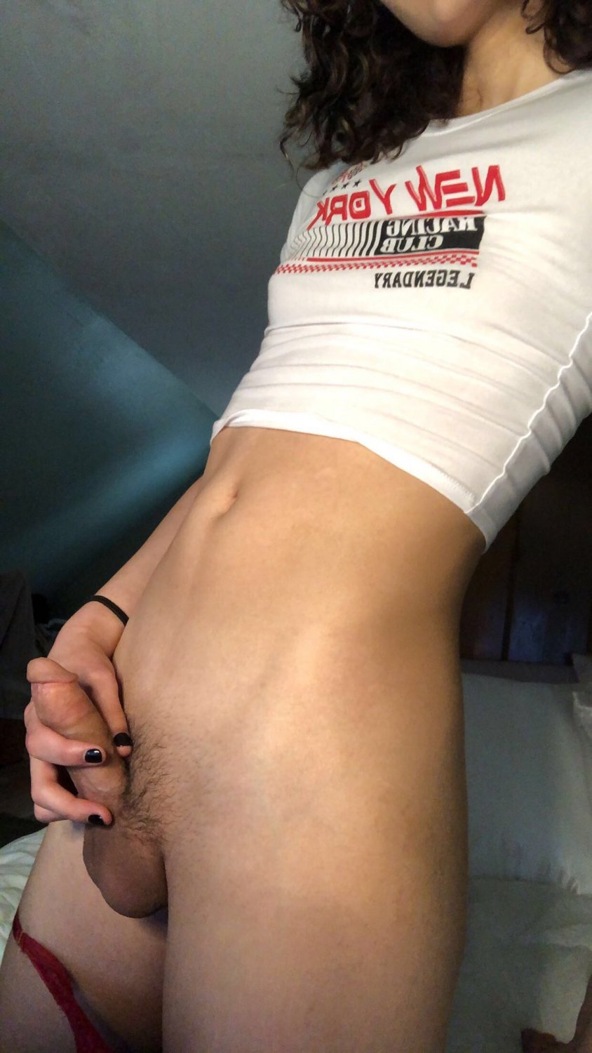 Beautiful Petite Hourglass Femboy Begs for Attention 20