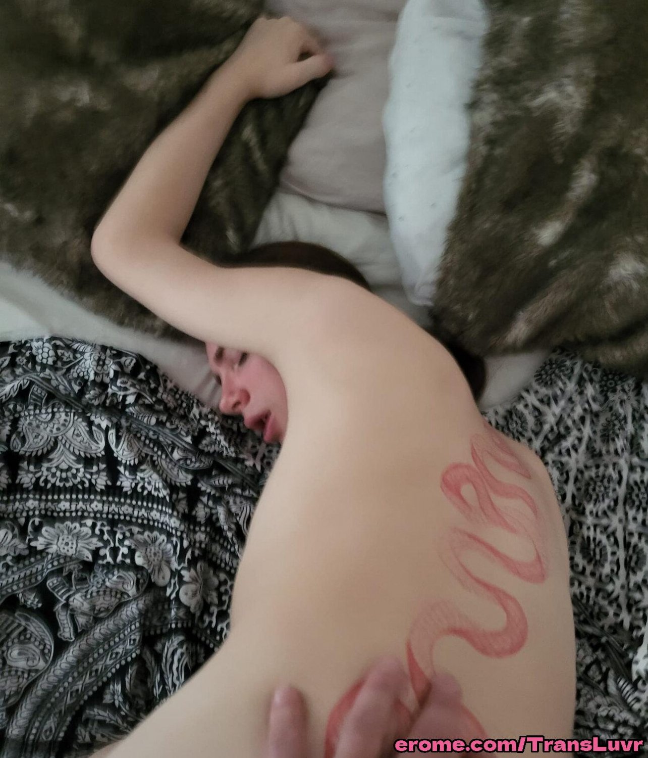 Mini Brązowowłosa Trans Lubi BBC W Stylu Pieska - Shemale, Tranny, Pułapka, Ts, Tgirl, Obciąganie 16