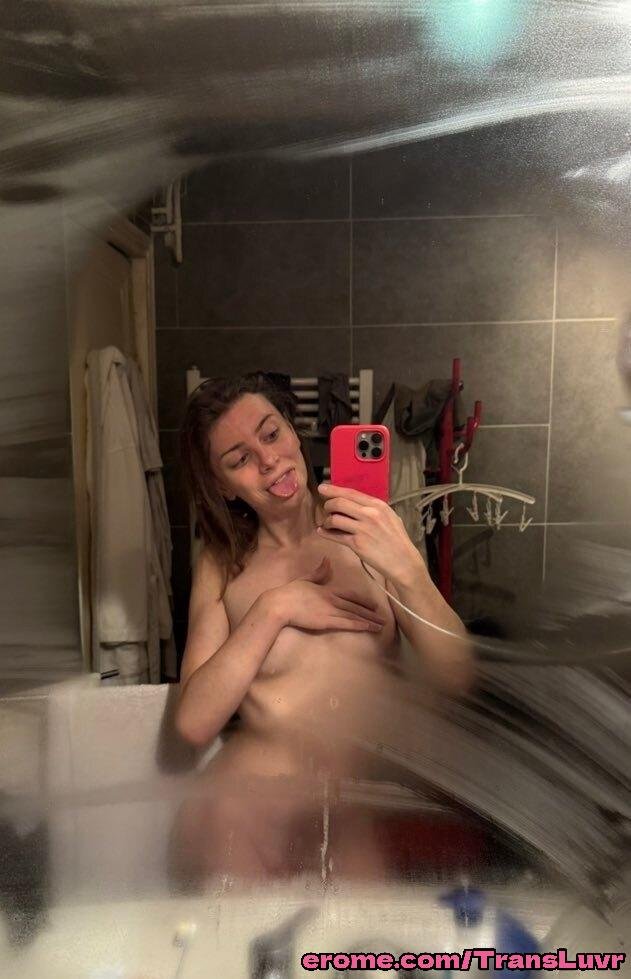 Mini Brązowowłosa Trans Lubi BBC W Stylu Pieska - Shemale, Tranny, Pułapka, Ts, Tgirl, Obciąganie 22