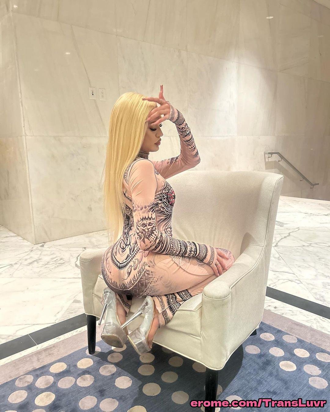 Latina Trans Teen Gets Creamy For BBC In Doggy position [Femboy, Shemale, Tranny, Trap, Feet] 49