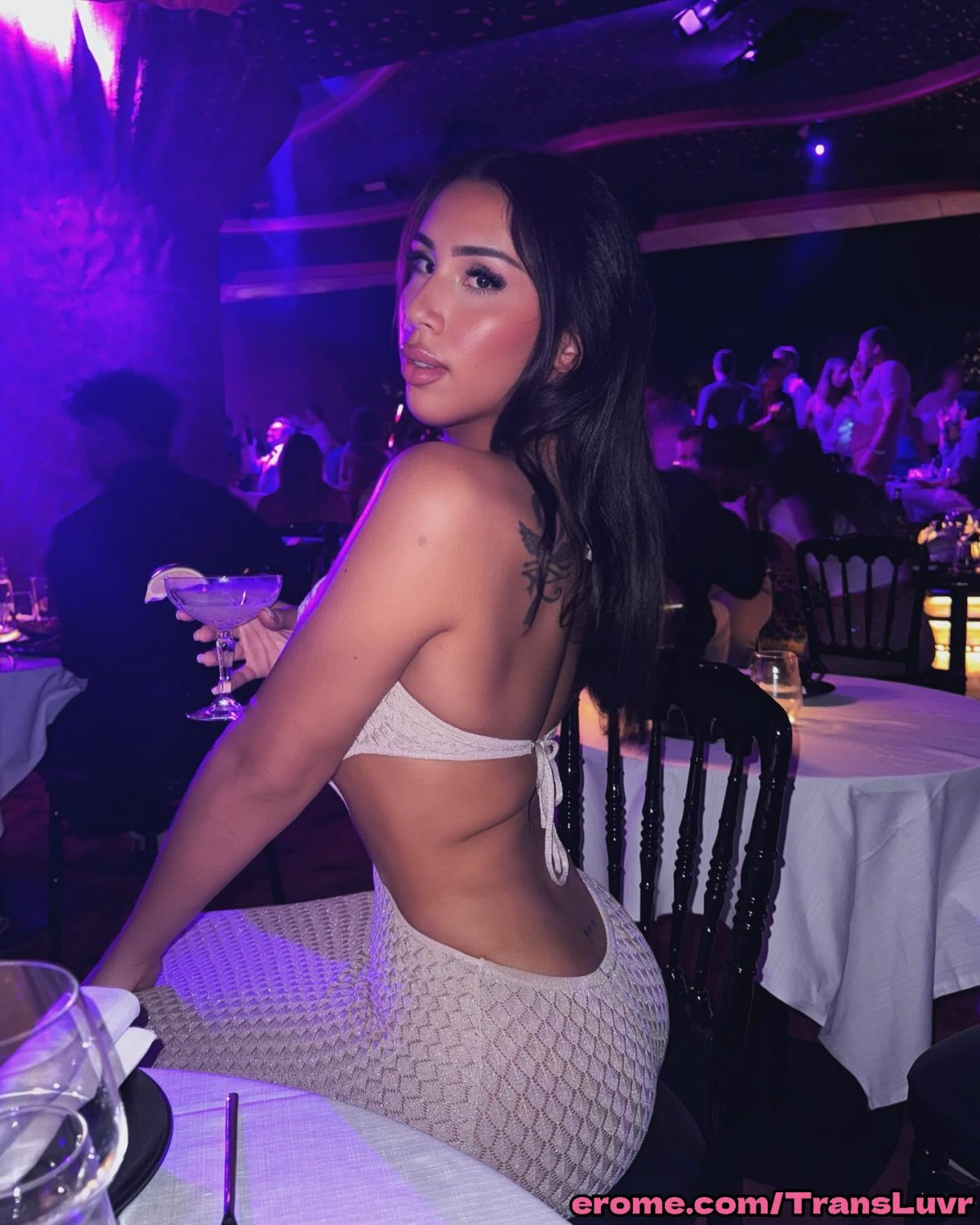 Thick Latina Trans Babe Takes a BBC Deep in Doggy 1