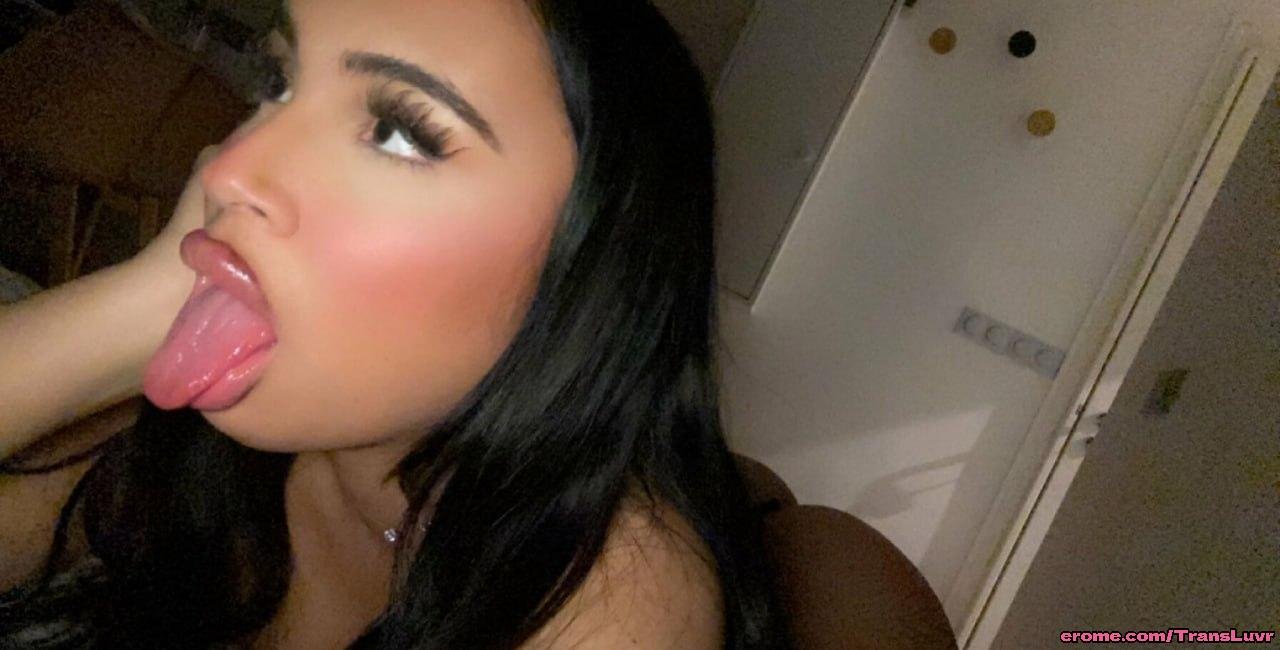 Thick Latina Trans Babe Takes a BBC Deep in Doggy 96