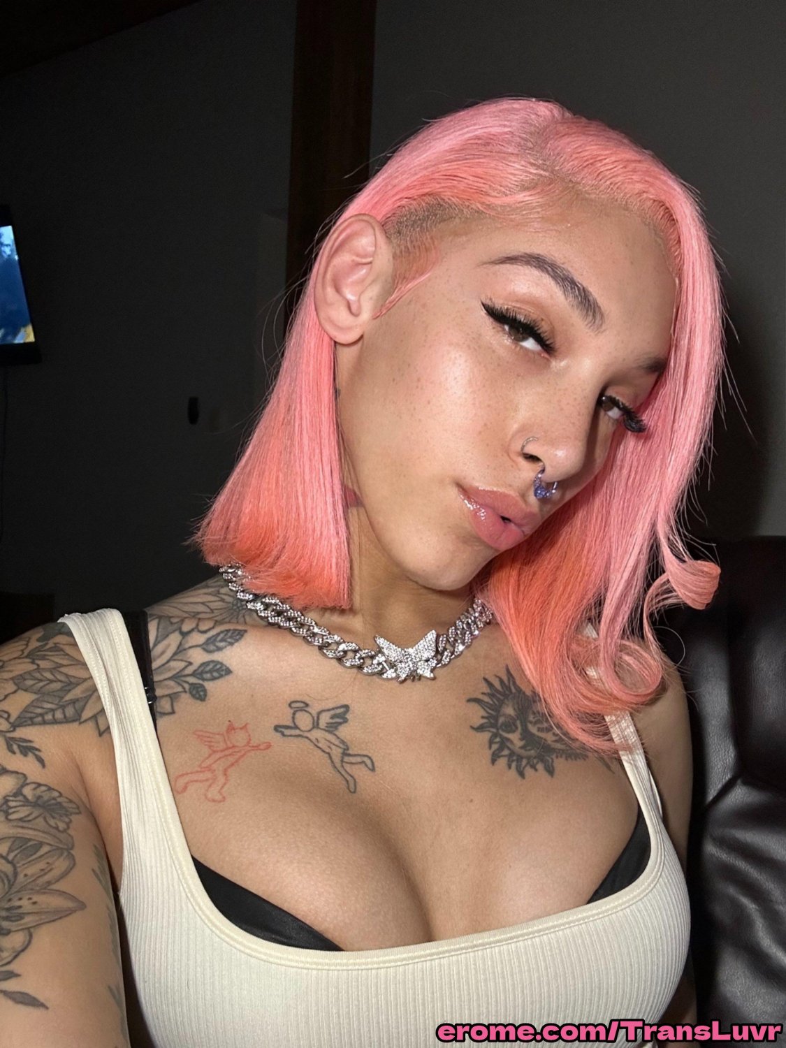 Alta y delgada latina trans follada por la BBC en misionero - transexual, transexual, trampa, ts, tgirl, mamada 54