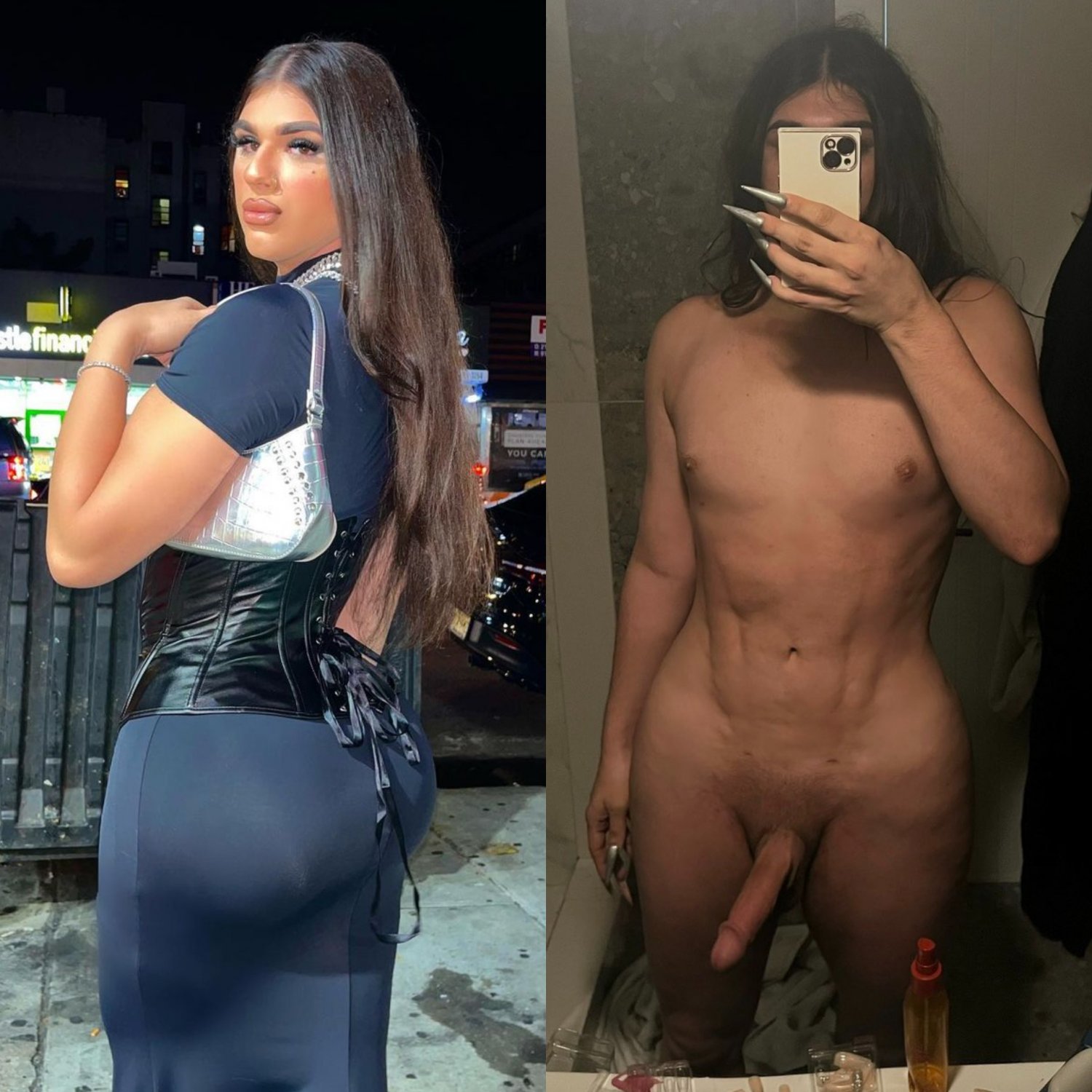 Big Buttlock Arab Trans liebt es, BBC Backshots zu nehmen [Femboy, Transe, Shemale, Trap] 35