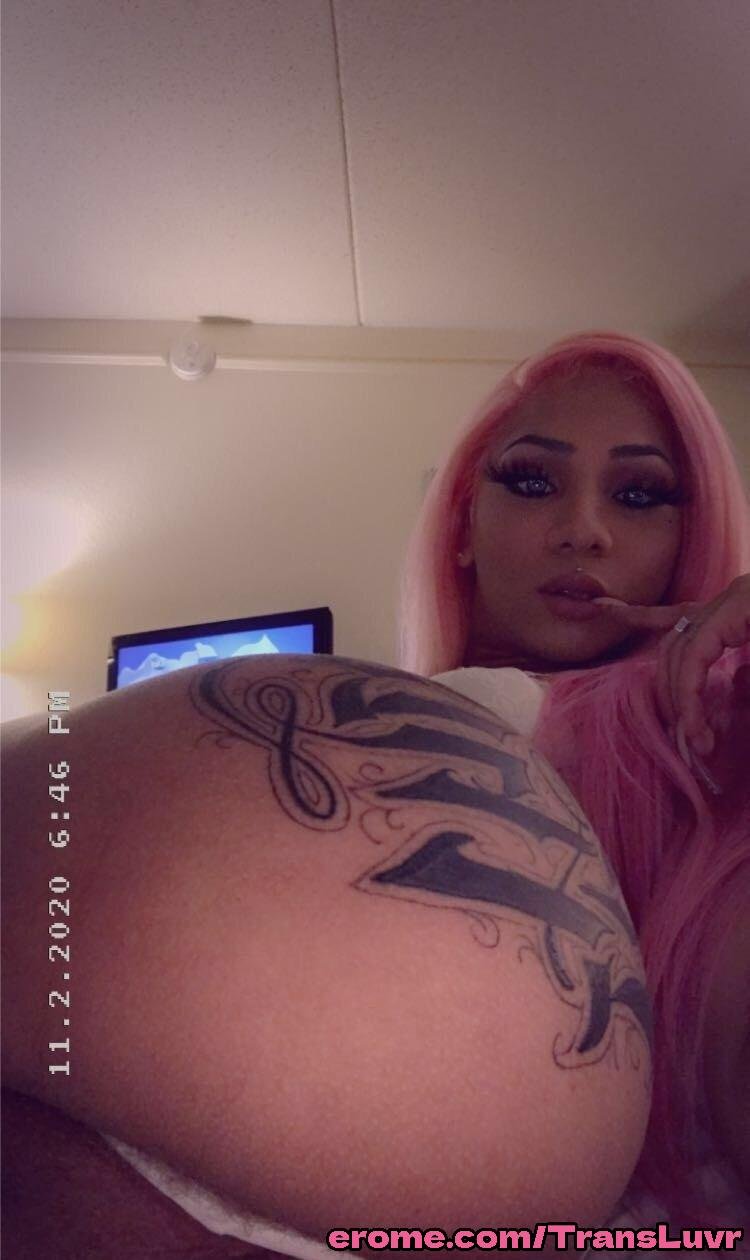 Grande Ás Ébano Tatted Trans [Femboy, Ts, Tgirl, Shemale, Tranny, Trap] 6