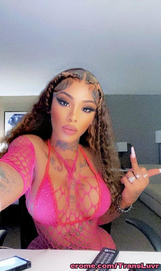 Grande Ás Ébano Tatted Trans [Femboy, Ts, Tgirl, Shemale, Tranny, Trap] 26
