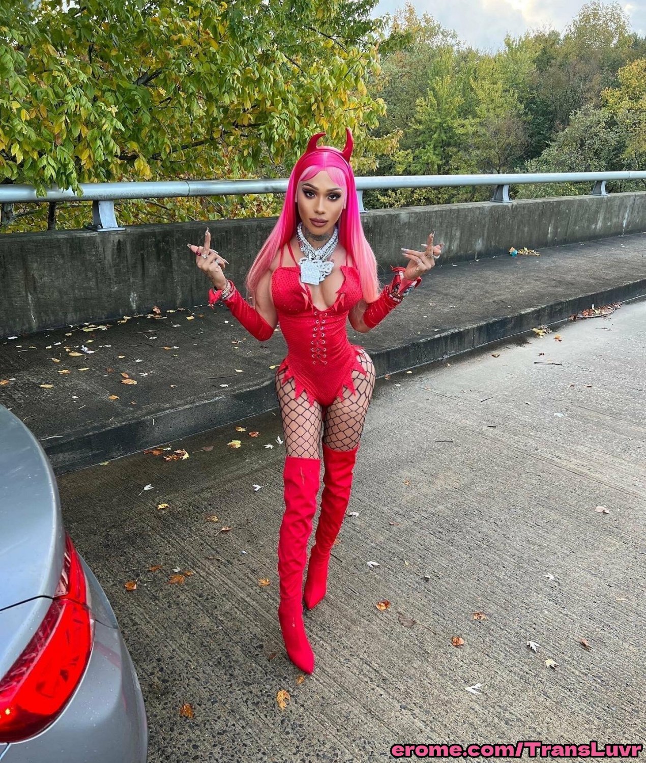Grande Ás Ébano Tatted Trans [Femboy, Ts, Tgirl, Shemale, Tranny, Trap] 53