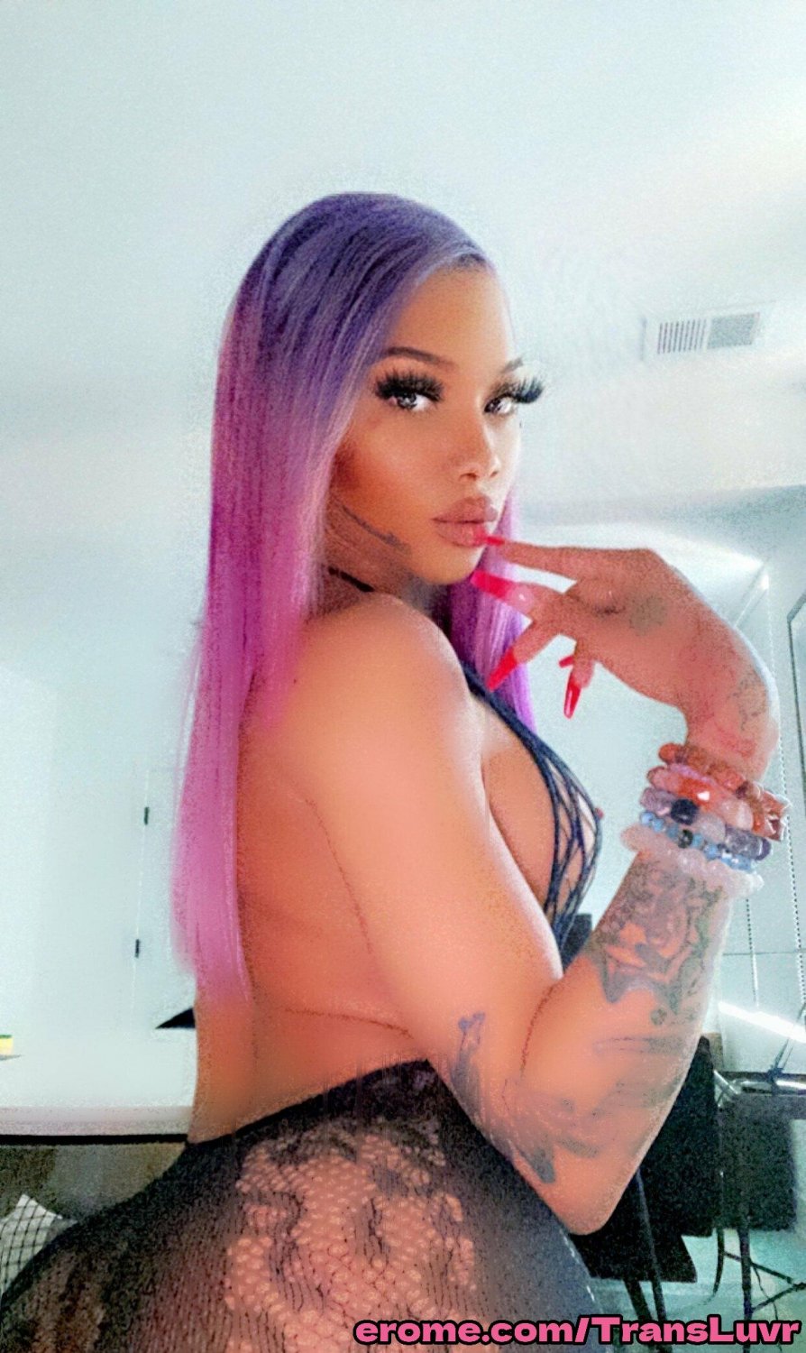 Grande Ás Ébano Tatted Trans [Femboy, Ts, Tgirl, Shemale, Tranny, Trap] 68