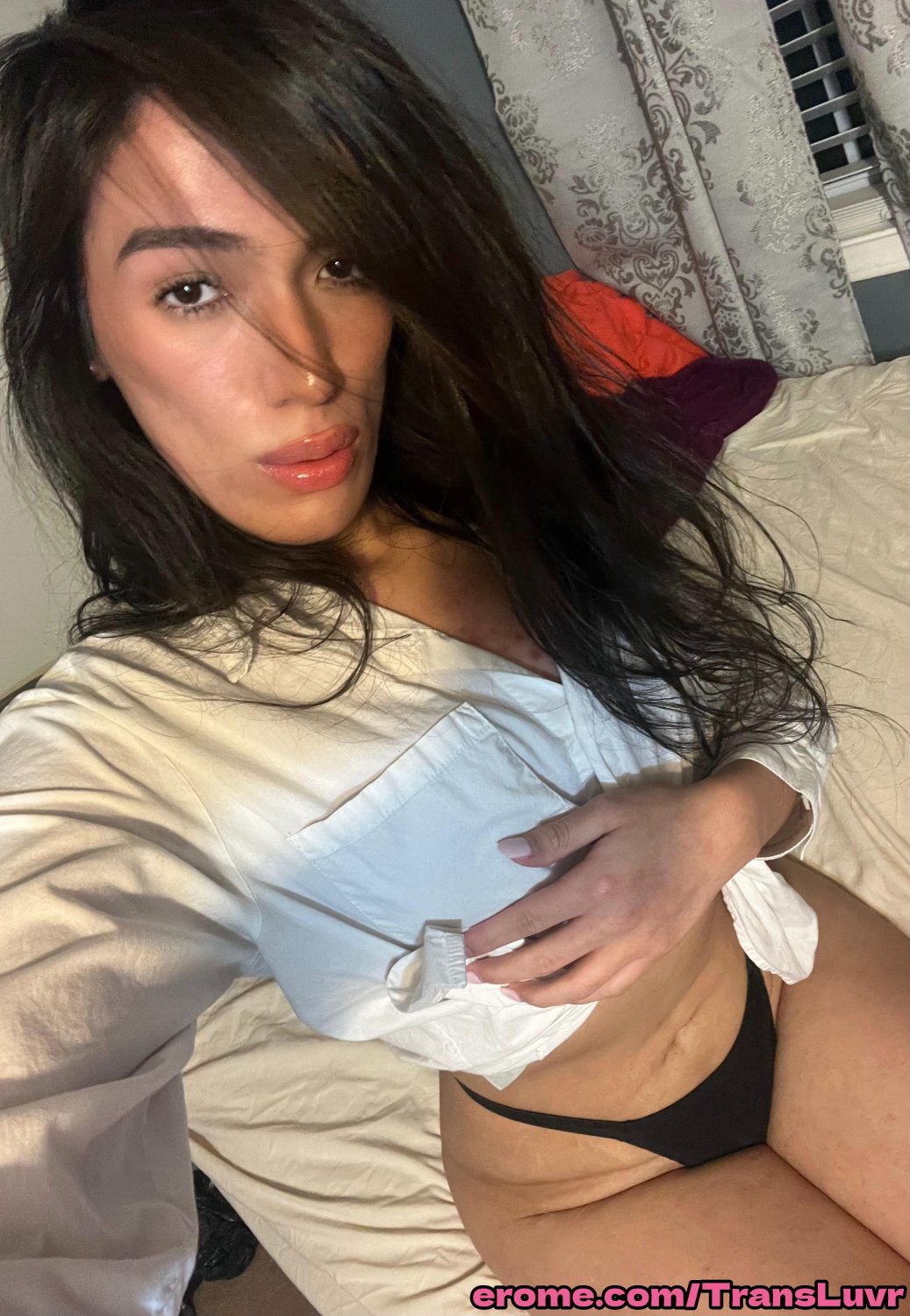 Tall Slim Latina Trans Babe Gets it Hardcore 3