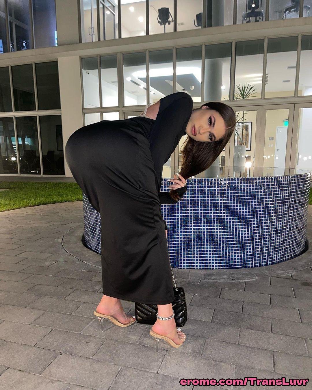 Latina Trans Teen Gets Creamy For BBC In Doggy style [Femboy, Shemale, Tranny, Trap, Feet] 45