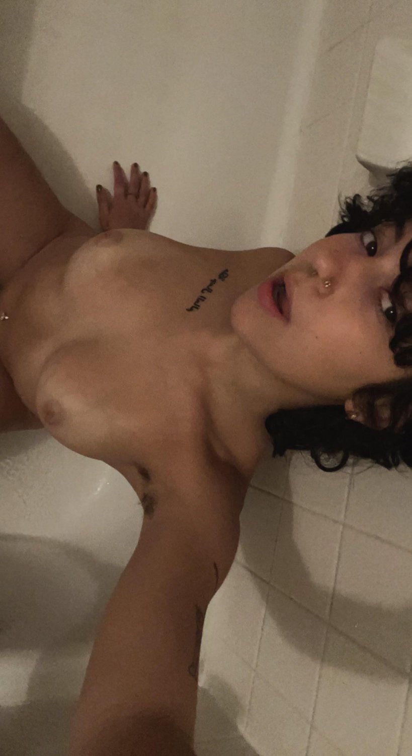 Short-Haired Brunette Dyke Teasing in Amateur Fun 37