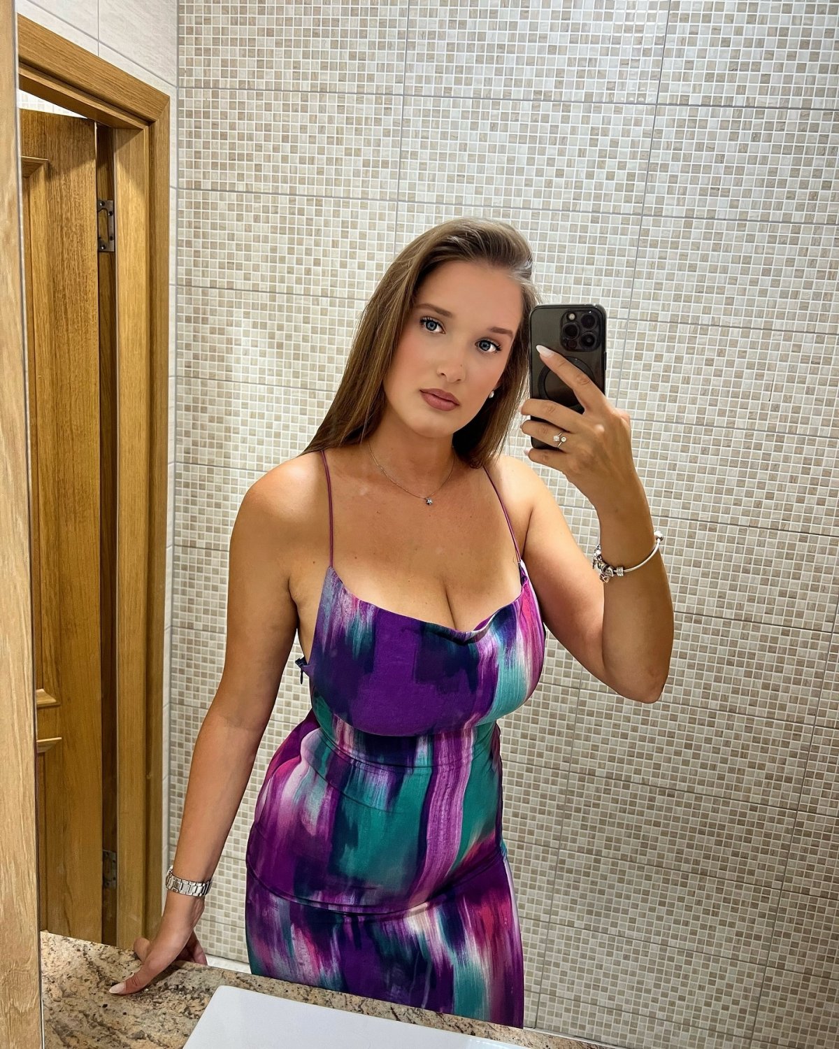 Bosnian Bombshell With Huge Tits Shows Off and Teases 15