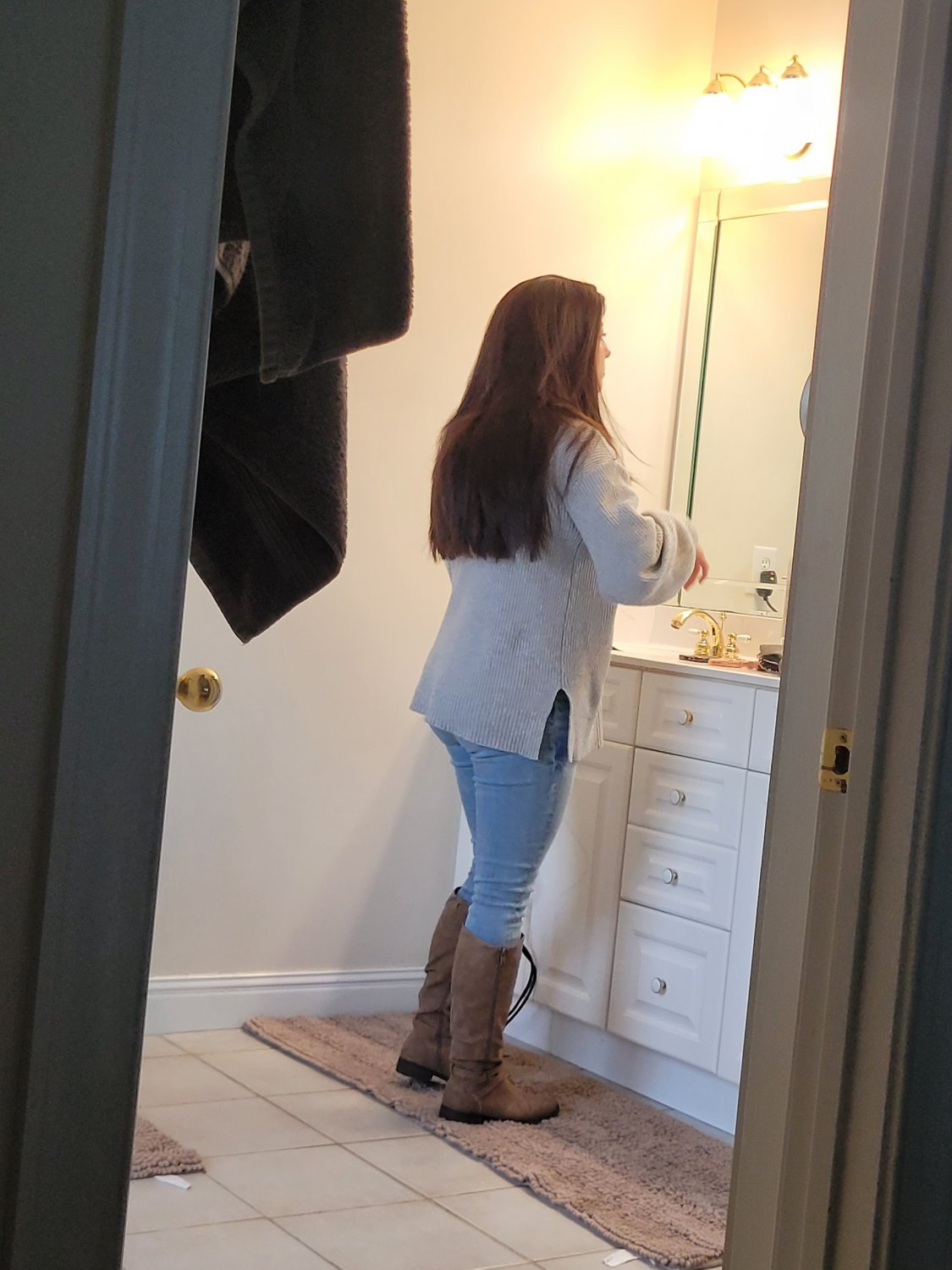 Ce matin, elle ne savait pas que je prenais des photos et des vidéos. J'adore son as. Femme du Colorado 7