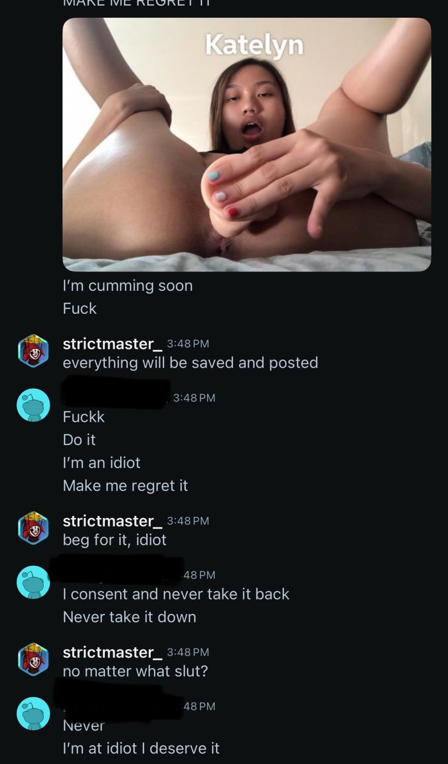 este idiota do reddit está a pedir para se tornar uma webslut permanente 6