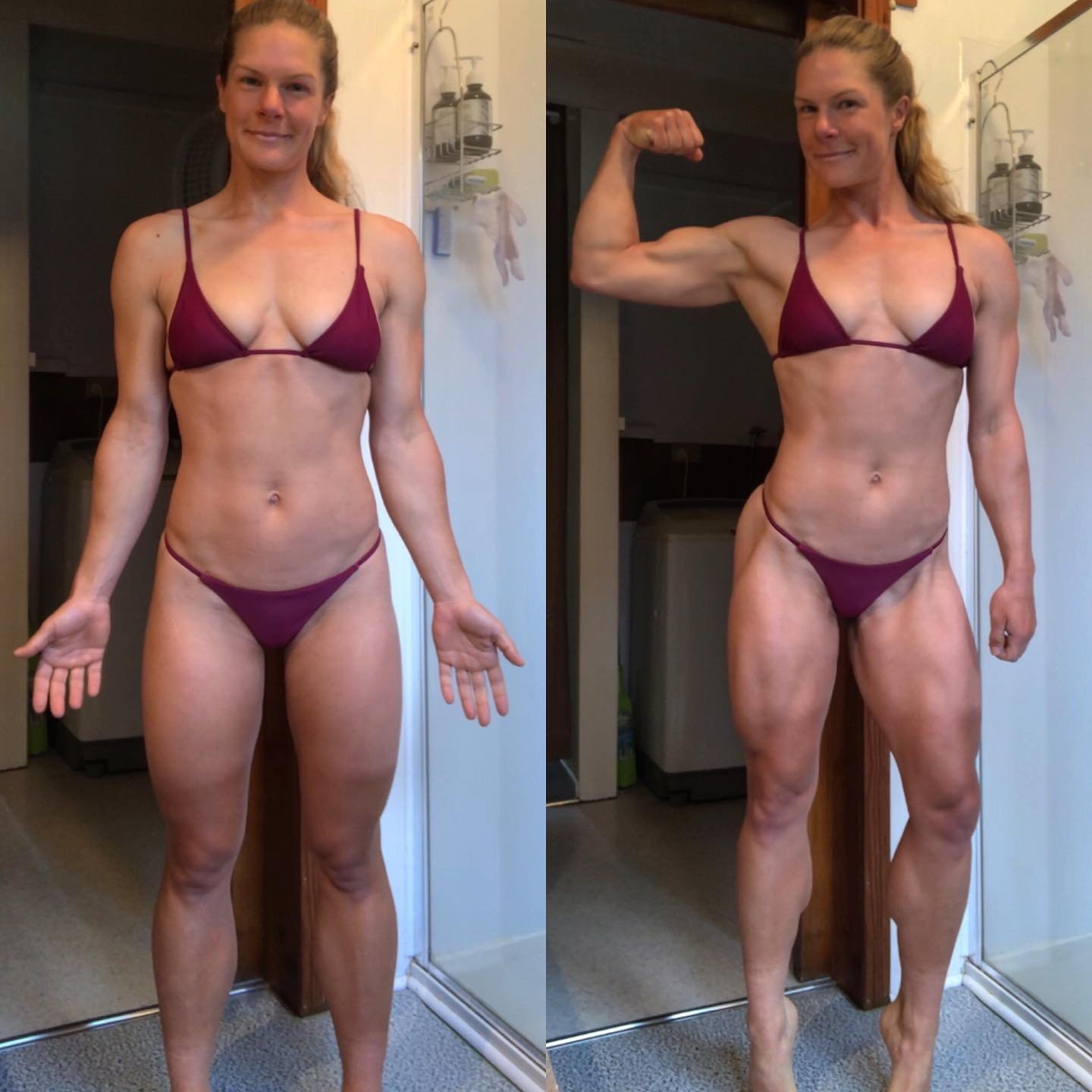 Fit Bikini Babe Elise R Showing Off Her Muscles 18