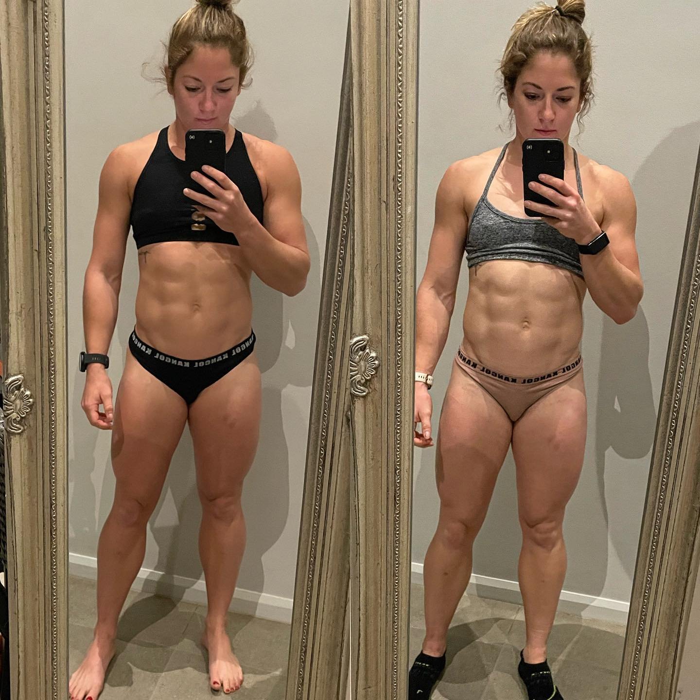 Crossfit Queen Emma Showing Off Pregnant Muscles In Bikini 74