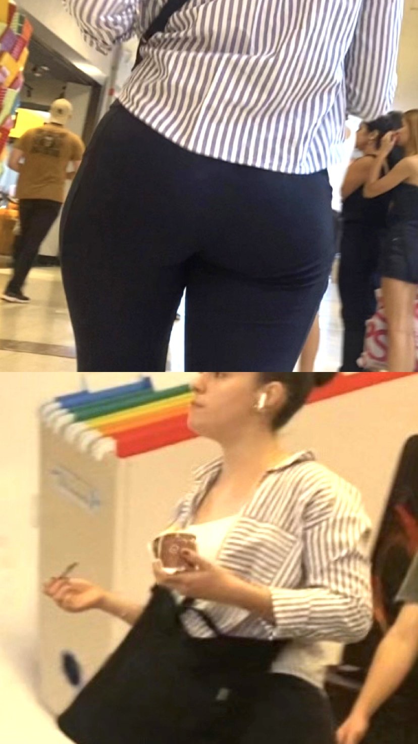 Candid Ritzy Bubble Butt In Tight Leggings Compilation 2
