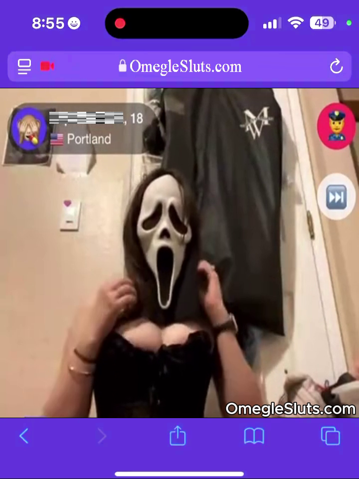 😈😈 Zamaskowany słodziak miga mi szybko podczas czatowania 4