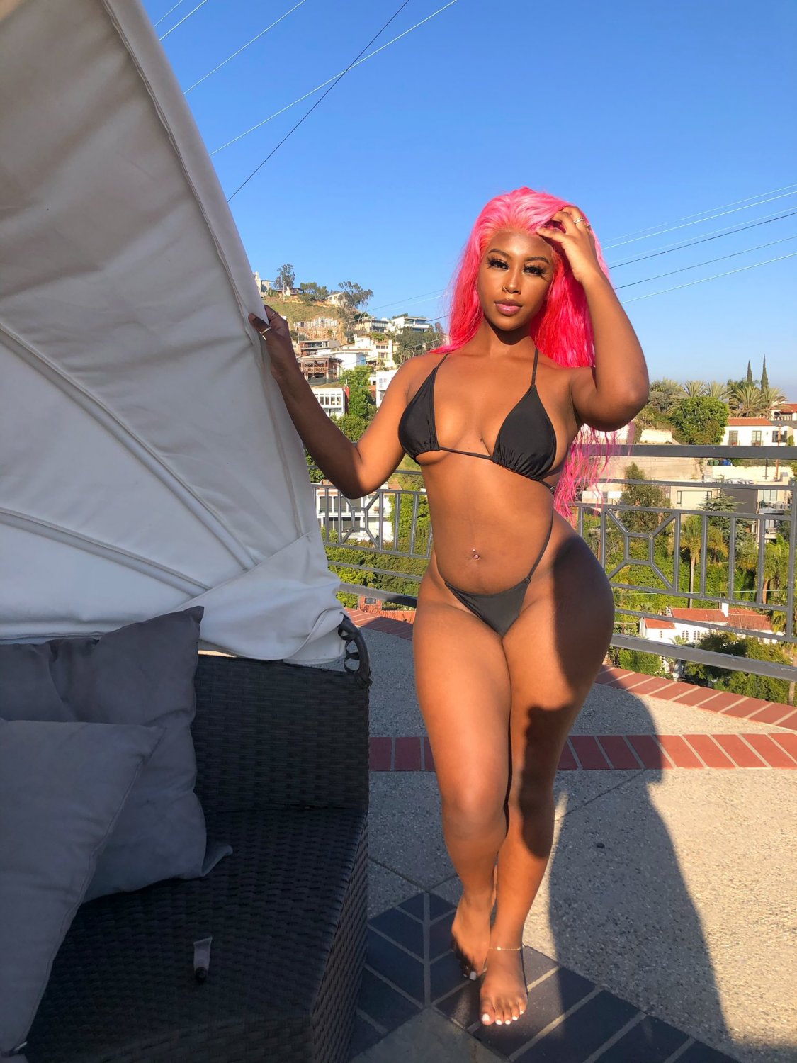 Thots de cheveux roses 10