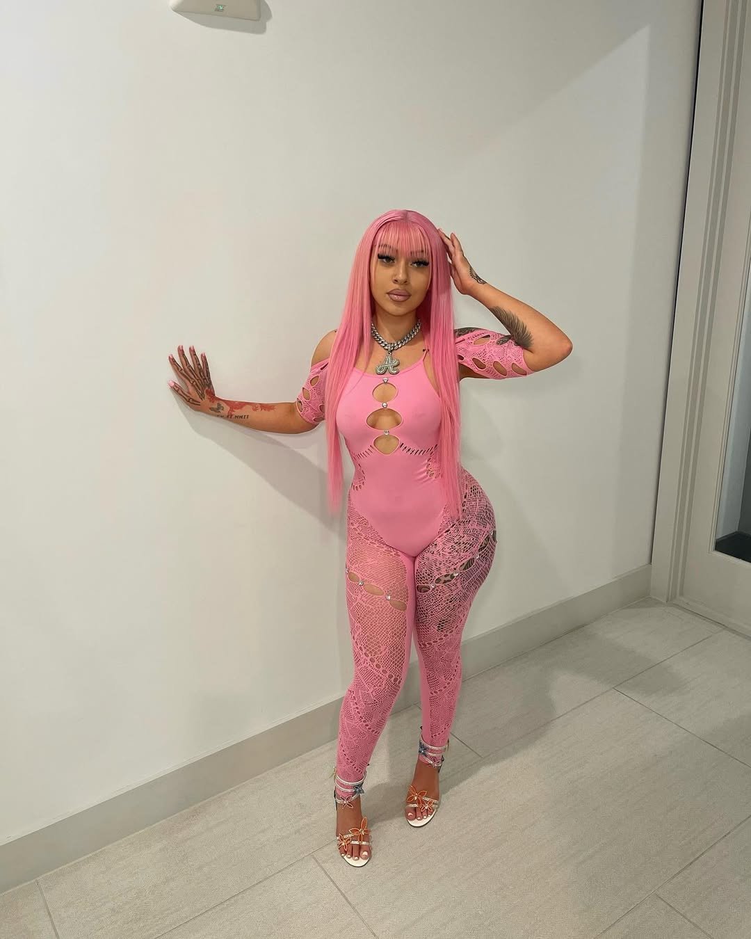 Thots de cheveux roses 15