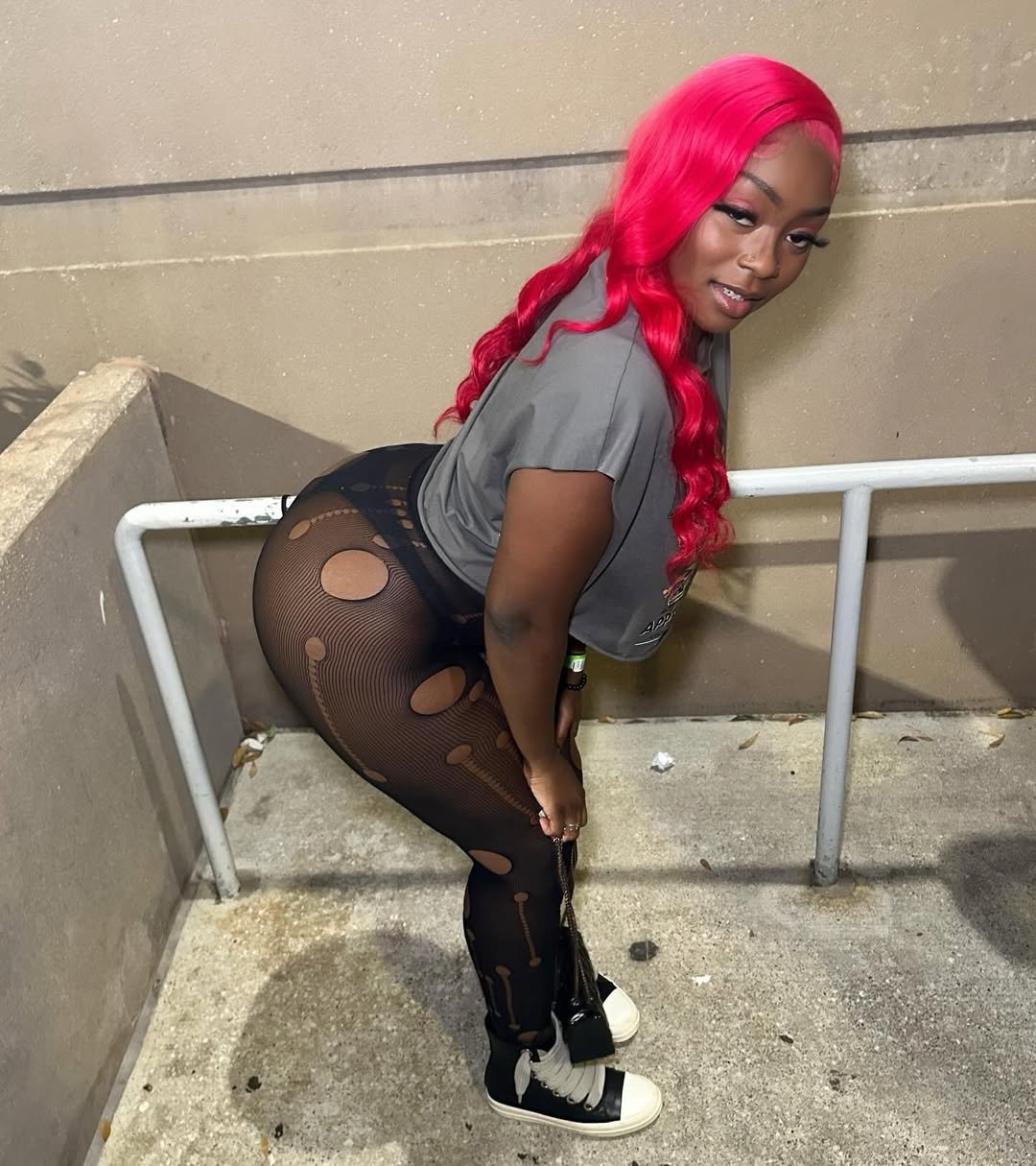 Thots de cheveux roses 22