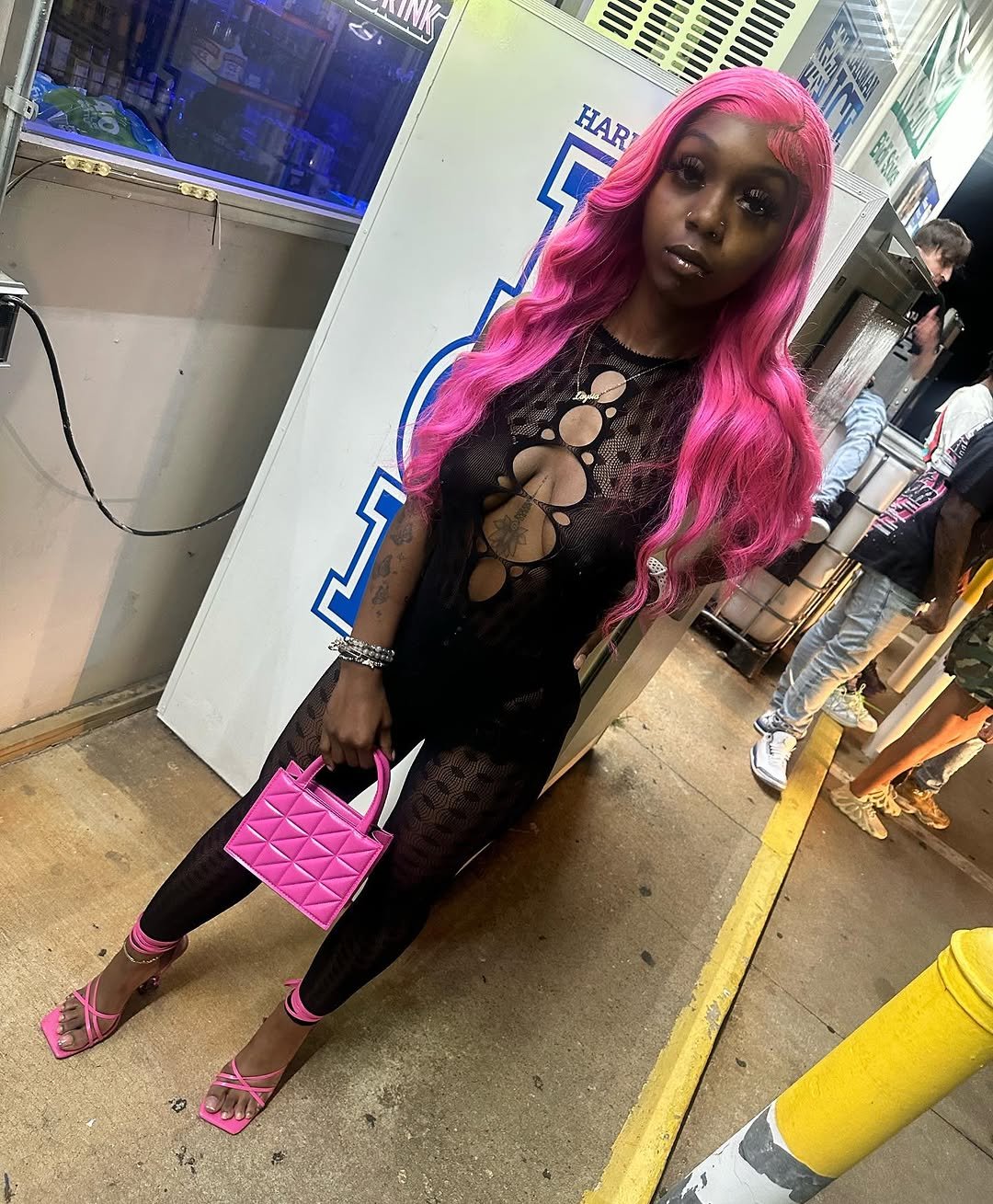 Thots de cheveux roses 27
