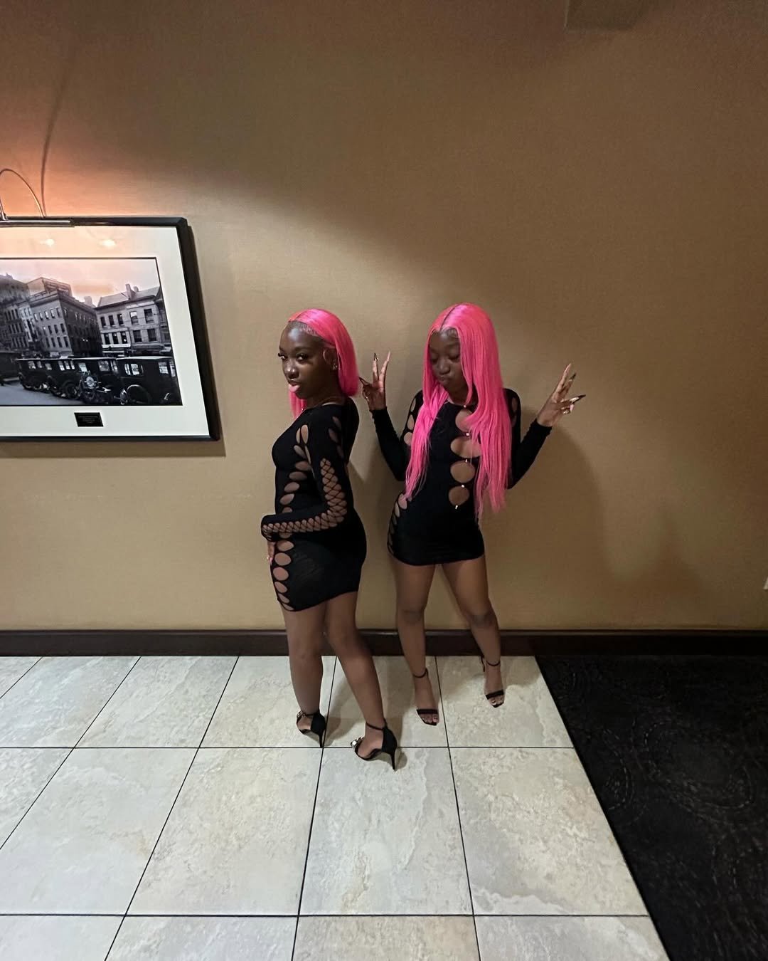 Thots de cheveux roses 62