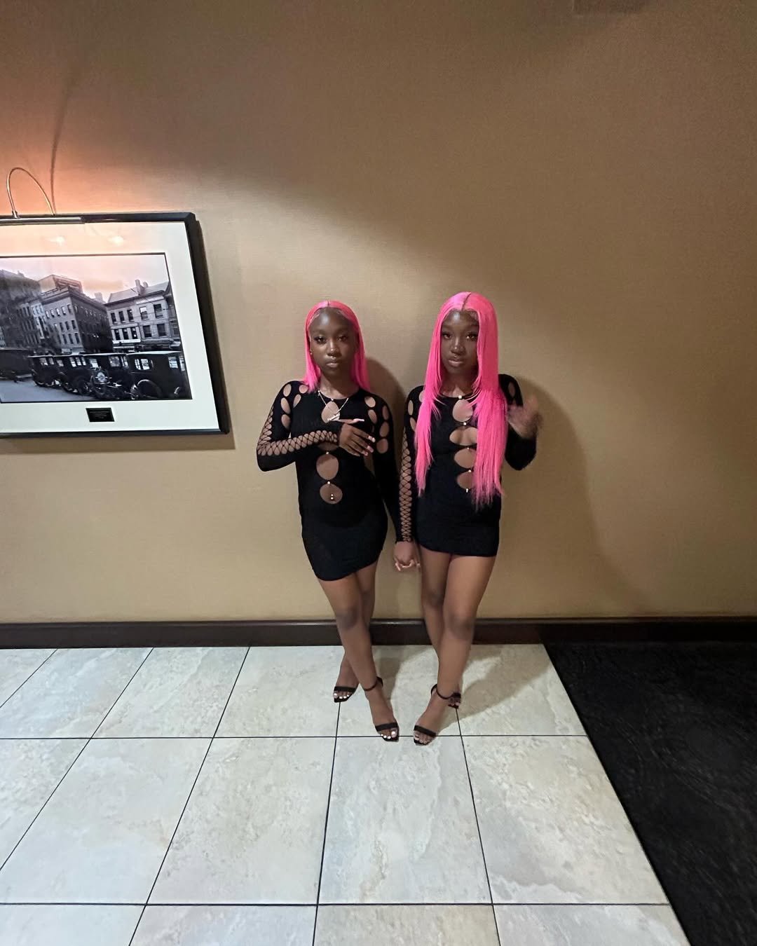 Thots de cheveux roses 69