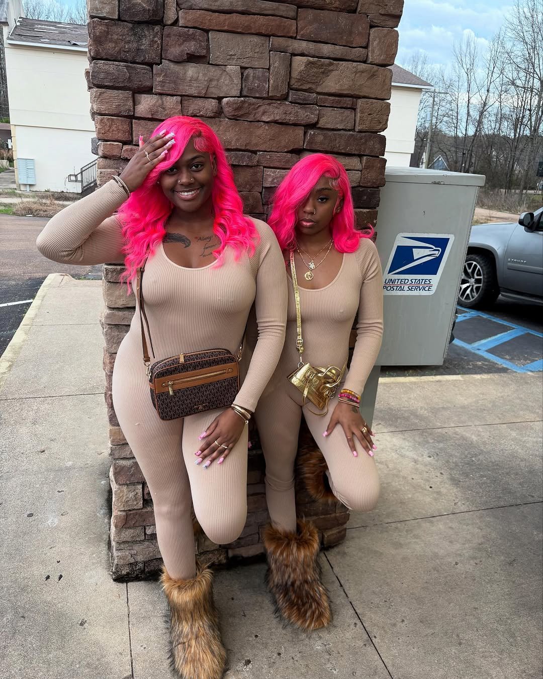 Thots de cheveux roses 86